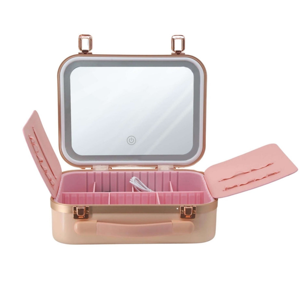 Venice Travel Case With LED Makeup Mirror.
